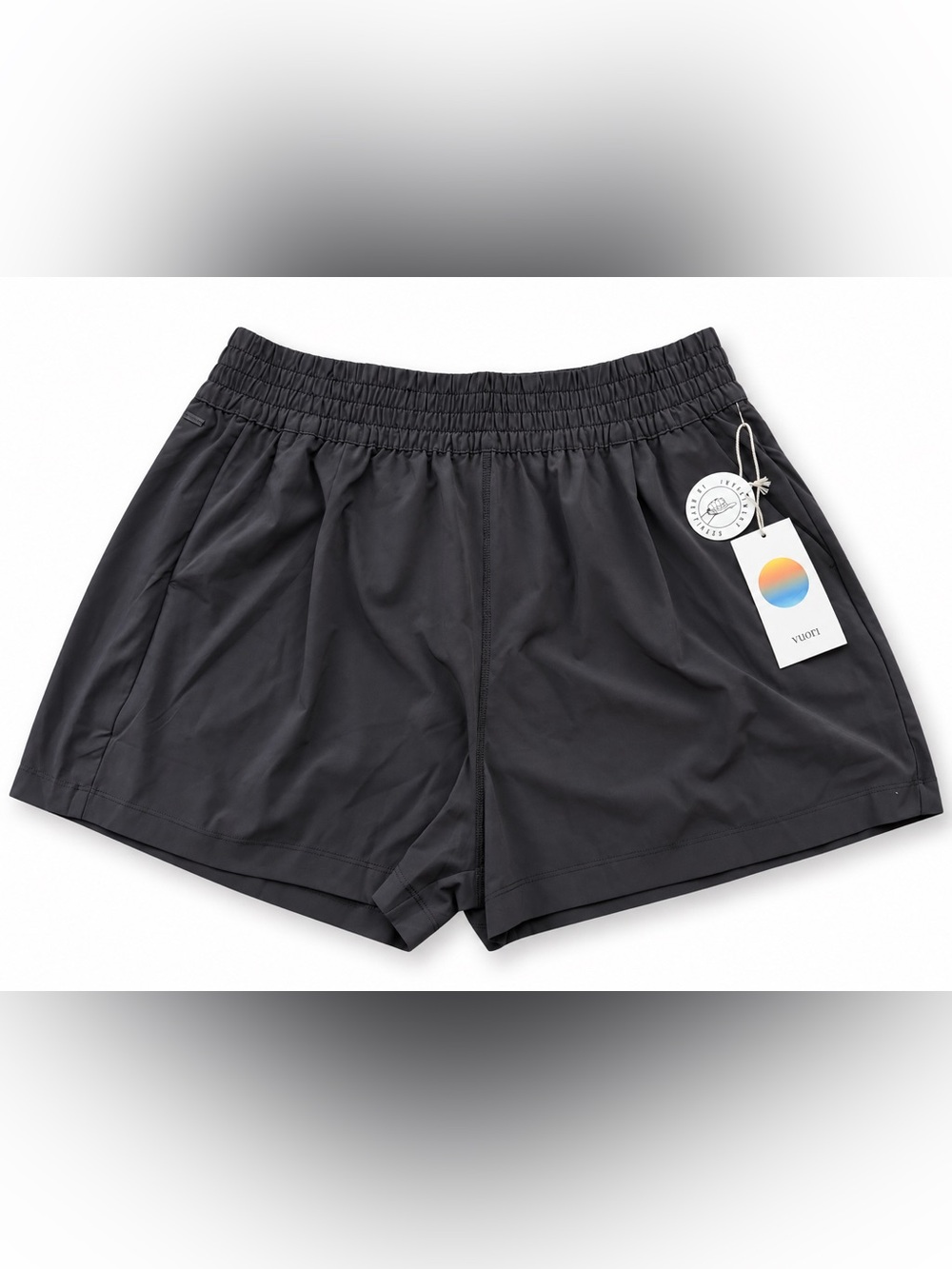 Vuori villa Black Athletic Shorts with Elastic Waistband XL NWT travel athletic